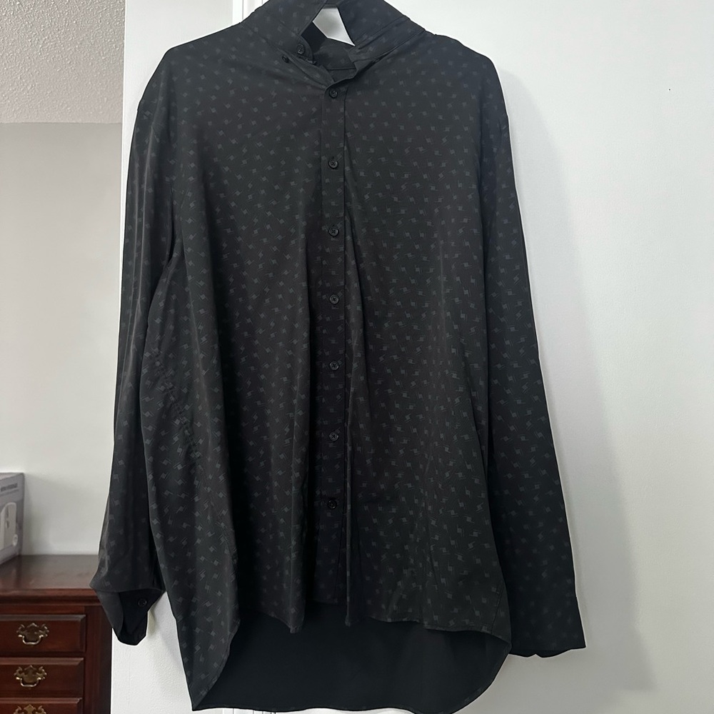 Express Midnight Black Dress Shirt